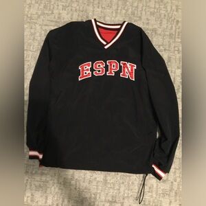 ESPN Black Reversible Windbreaker